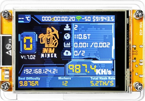 Esp32 oled crypto miner - crypto,